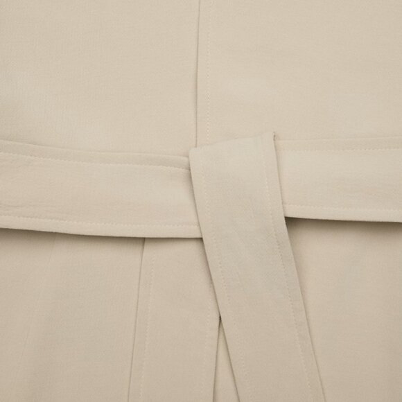 NWT Aritzia The Splendor Trench Coat - Crepette Marcona Beige M - Picture 11 of 12